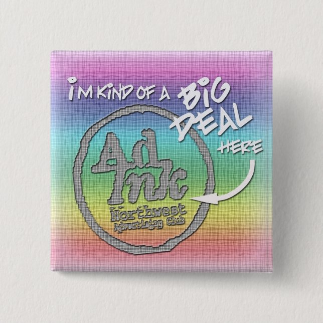 AdInk Big Deal Button, Hippie Style Pinback Button (Front)