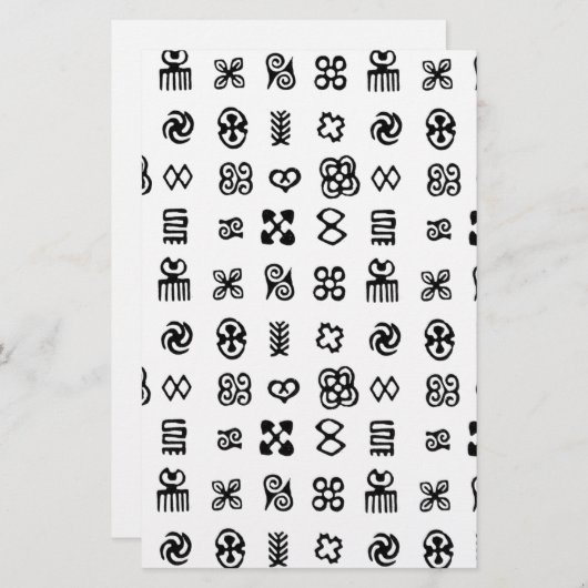 Adinkra African Symbols (Front/Back)