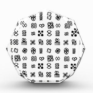 Adinkra African Symbols Acrylic Award
