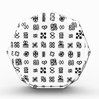 Adinkra African Symbols Acrylic Award
