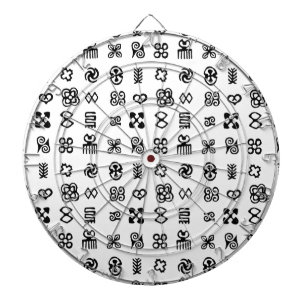 Adinkra African Symbols Dart Board