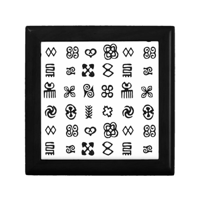 Adinkra African Symbols Gift Box (Front)