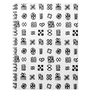 Adinkra African Symbols Notebook