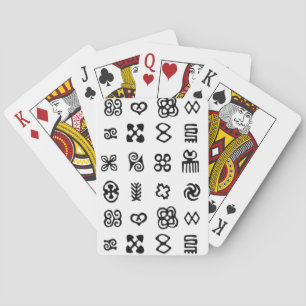 Adinkra African Symbols Poker Cards