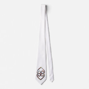 Adinkra-earth-copper Tie