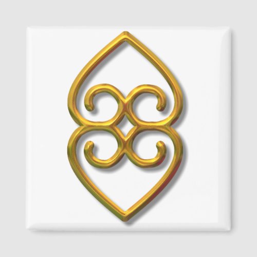 Adinkra_earth_gold Magnet