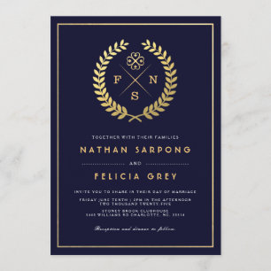 Adinkra God's Blessing Symbol   Wedding Invitation