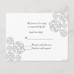 adinkra gye nyame (except for God) iii rsvp Card
