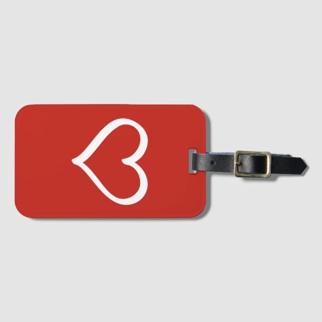 Adinkra (Patience) Luggage Tag (Front Horizontal)