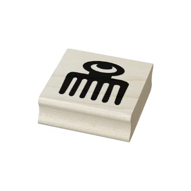 Adinkra Symbol (Beauty) Rubber Stamp Zazzle