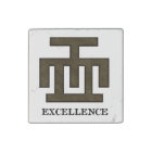 Adinkra Symbol - Excellence Stone Magnet