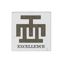 Adinkra Symbol - Excellence Stone Magnet