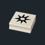 Adinkra Symbol (Guardianship) Rubber Stamp<br><div class="desc">West African Adinkra Symbols for crafting and more.</div>