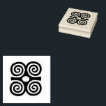 Adinkra Symbol Rubber Stamp - Srength and Humility<br><div class="desc">Use this West African Symbol Stamp to accent your all your DIY projects.</div>