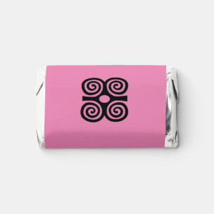 Adinkra Symbol (Strength) Candy Wrappers Hershey's Miniatures