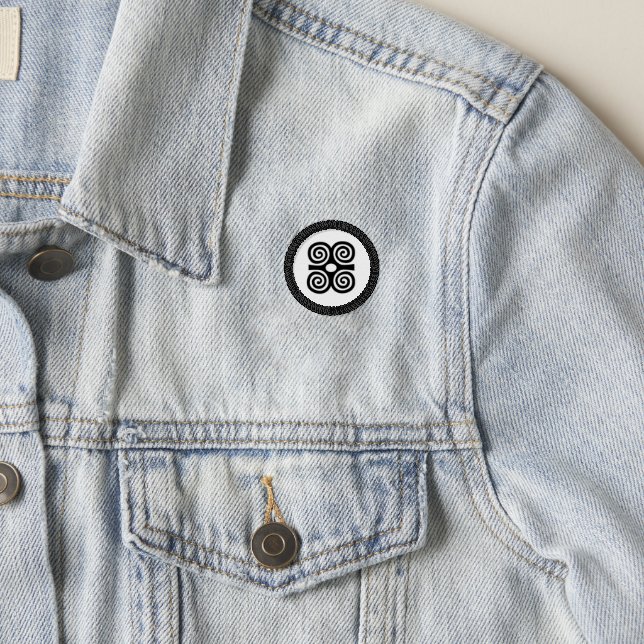 Adinkra Symbol (Strength) Patch (On Jacket)