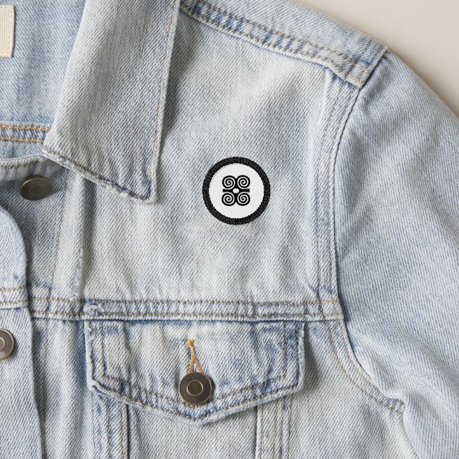 Adinkra Symbol (Strength) Patch (On Jacket)