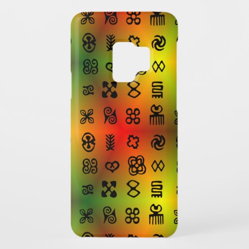 Adinkra Symbols With African Colors Case_Mate Samsung Galaxy S9 Case