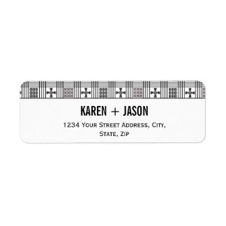 Adinkra West African textile Label