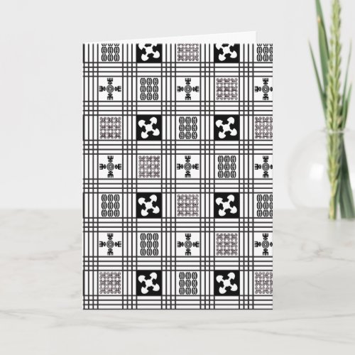 Adinkra West African Thank You Card