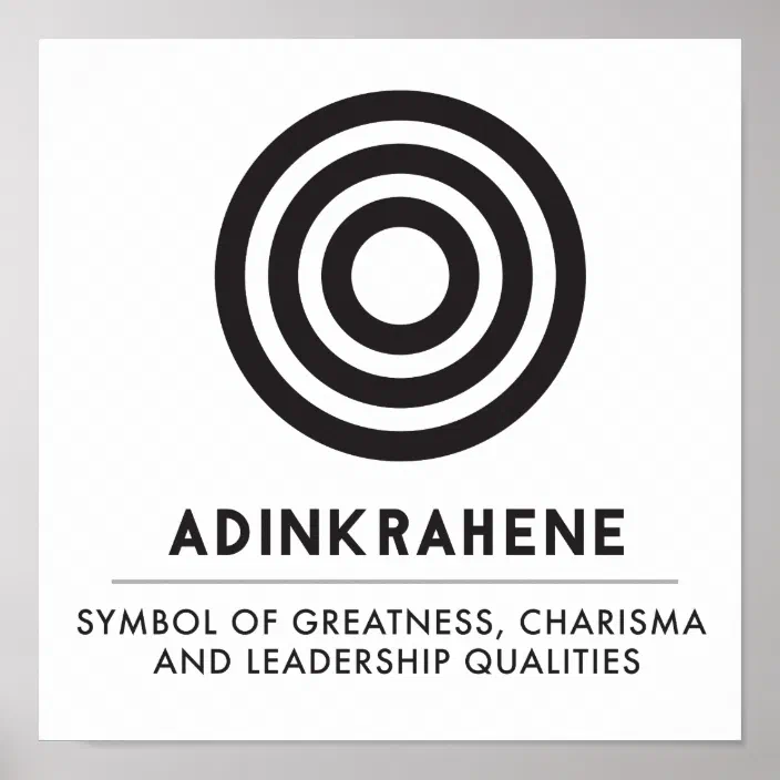 Adinkrahene | Greatness, character, leadership Poster | Zazzle.com