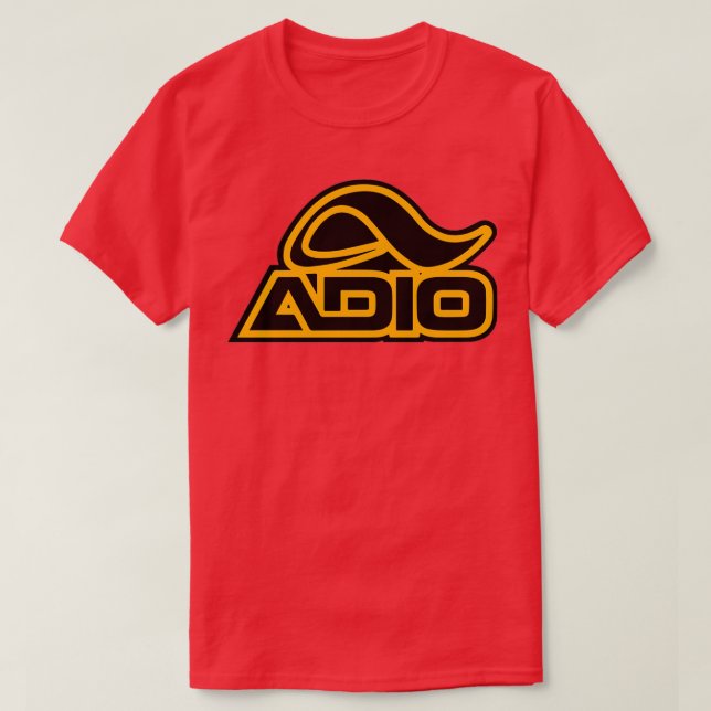 Adio Skateboarding Yellow T-Shirt (Design Front)