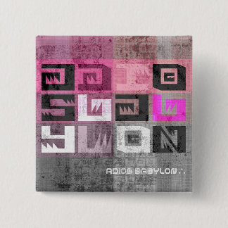 Adios Babylon Records Pinback Button