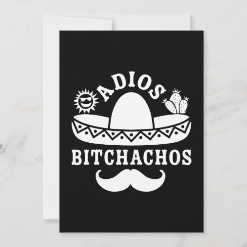 Adios Bitchachos Cinco De Mayo Holiday Card