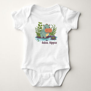 Adios, Hippos Baby Bodysuit
