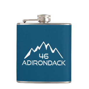 Adirondack 46 Mountains Flask