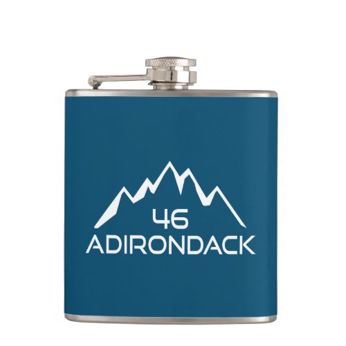 Adirondack 46 Mountains Flask