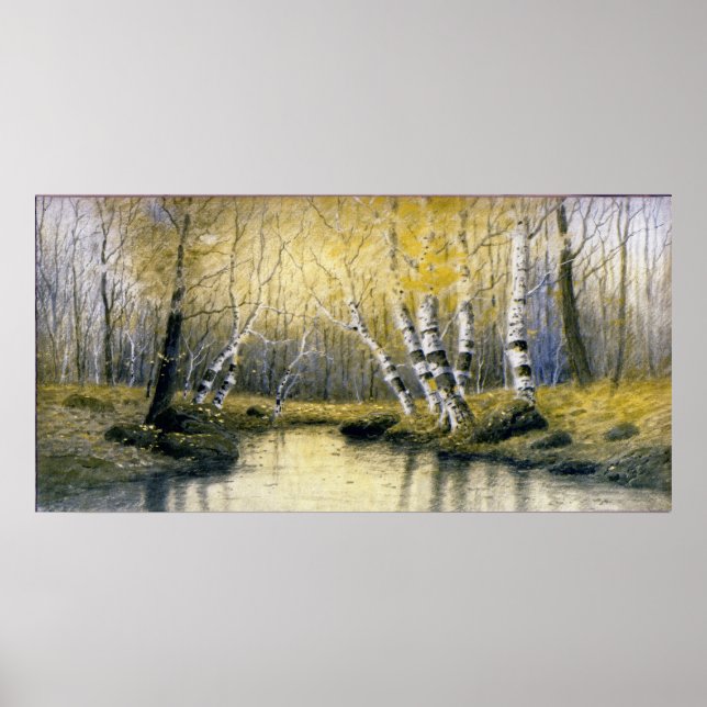 Adirondack Birches Poster (Front)