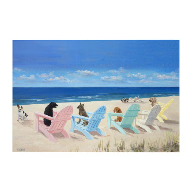 Adirondack Chair Tails Acrylic Print | Zazzle