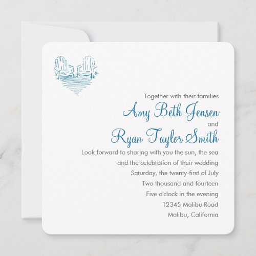 Adirondack Chair Wedding Invitation