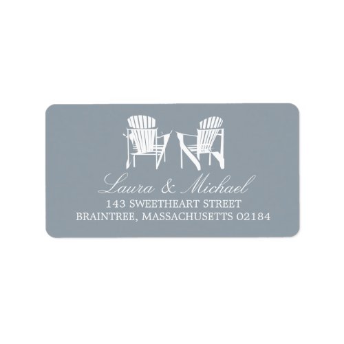 Adirondack Chairs  Address Label