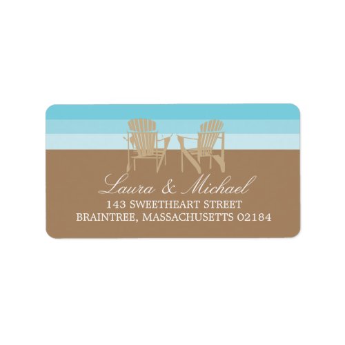 Adirondack Chairs  Address Label