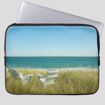 Adirondack Chairs in the Dunes Laptop Sleeve