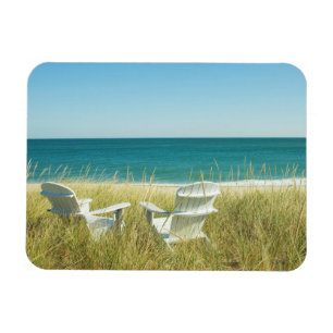 Adirondack Chairs in the Dunes Magnet