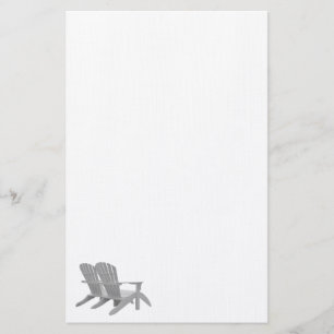 Adirondack Chairs Linen Paper