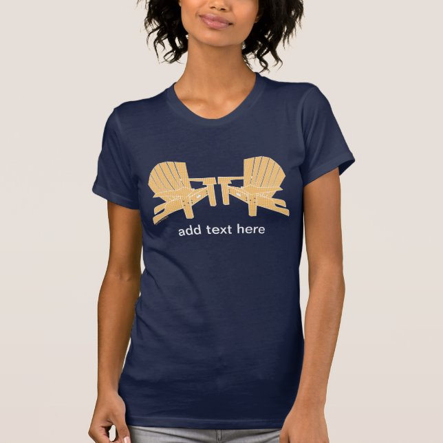 Adirondack Chairs T-shirt (Front)