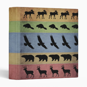 Adirondack Country Animals 3 Ring Binder