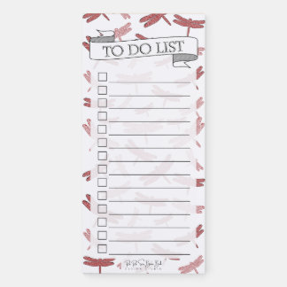 Adirondack Dragofly To Do List Magnetic Notepad