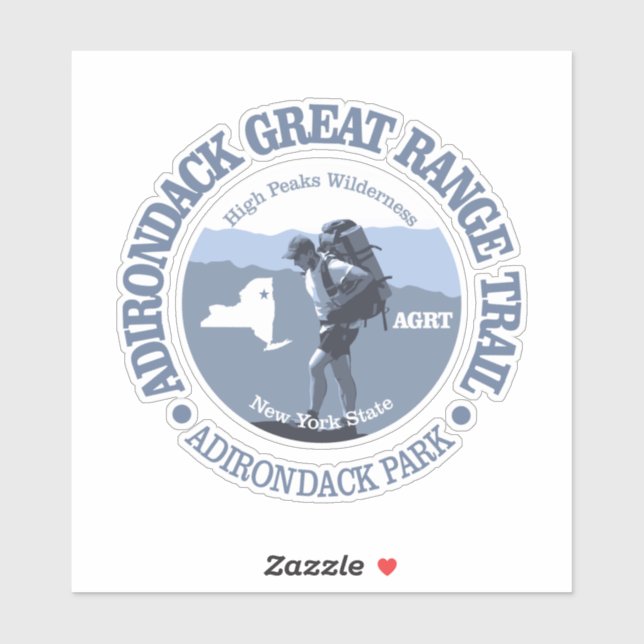 Adirondack Great Range Trail (BG) Sticker (Sheet)