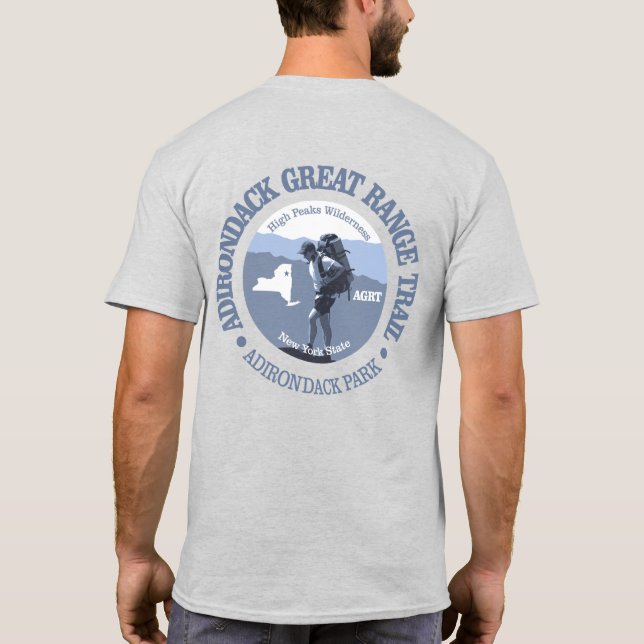 Adirondack Great Range Trail (BG) T-Shirt (Back)