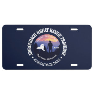 Adirondack Great Range Trail (rd2) License Plate