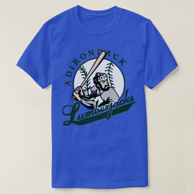 Adirondack Lumberjacks Baseball T-Shirt (Design Front)