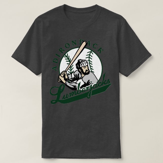 Adirondack Lumberjacks Baseball T-Shirt (Design Front)