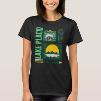 Adirondack Mountains Lake Placid New York Vintage T-Shirt