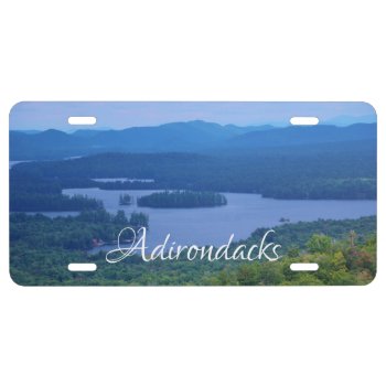Adirondack Mountains License Plate by NatureTales at Zazzle