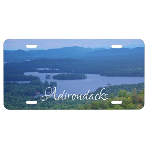 Adirondack Mountains License Plate